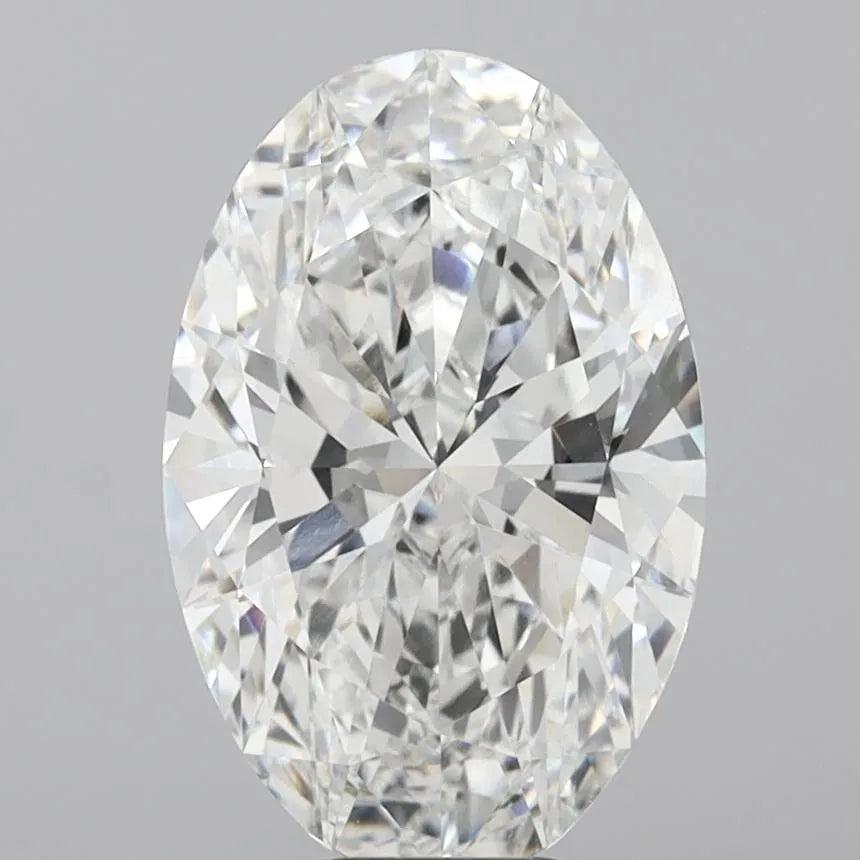 8.03ct Oval Lab Grown Diamond (Colour E, Clarity VVS1, IGI Certified)