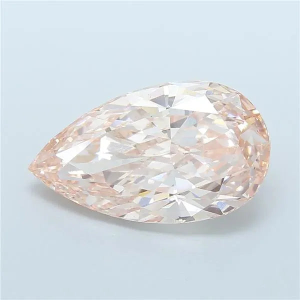 8.07ct Pear Lab Grown Diamond (Colour Fancy Intense Pink, Clarity VS1, IGI Certified)