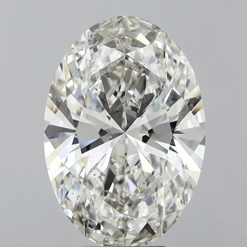 8.21ct Oval Lab Grown Diamond (Colour G, Clarity VS1, IGI Certified)