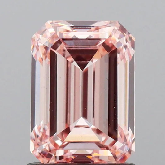 1.41ct Emerald Lab Grown Diamond (Colour Fancy Intense Pink, Clarity VS1, IGI Certified)