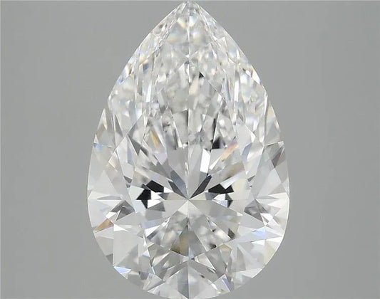 5.10ct Pear Lab Grown Diamond (Colour D, Clarity VVS2, IGI Certified)