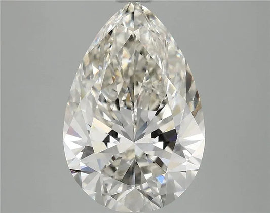 3.88ct Pear Lab Grown Diamond (Colour H, Clarity VVS2, IGI Certified)