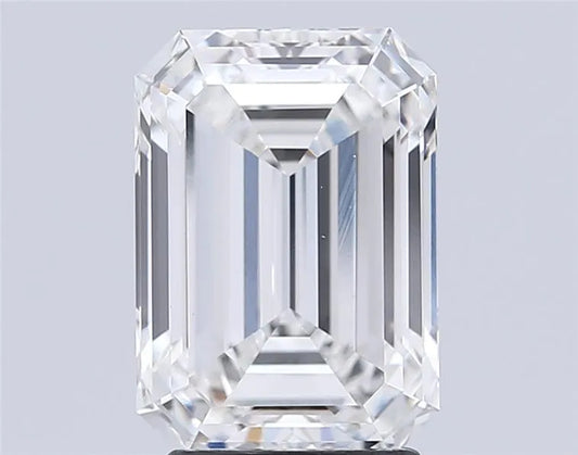 3.10ct Emerald Lab Grown Diamond (Colour F, Clarity VVS2, IGI Certified)
