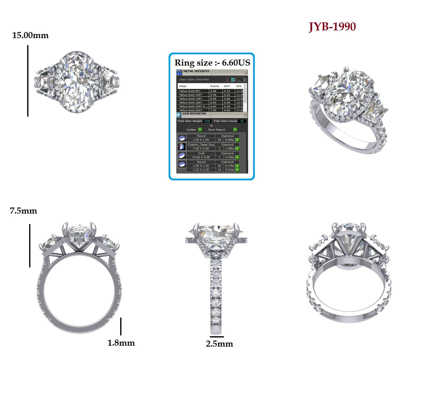 Custom Ring Order - Hayden
