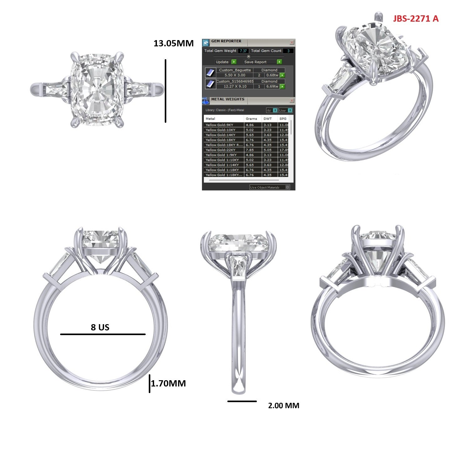 Custom Ring Order - Leticia