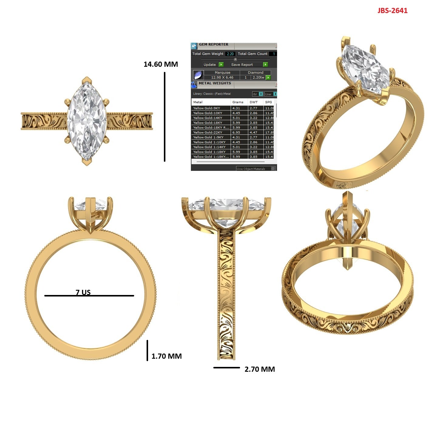 Custom Ring Order - Kody