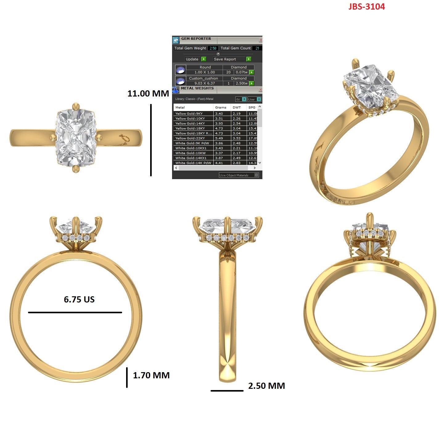 Custom Ring Order - Jackie C