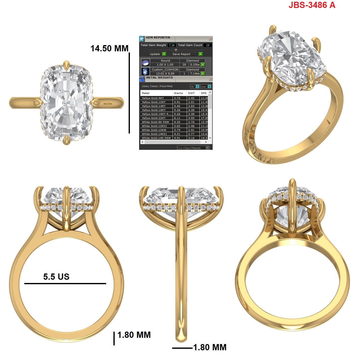 Custom Ring Order - Will/Ryann