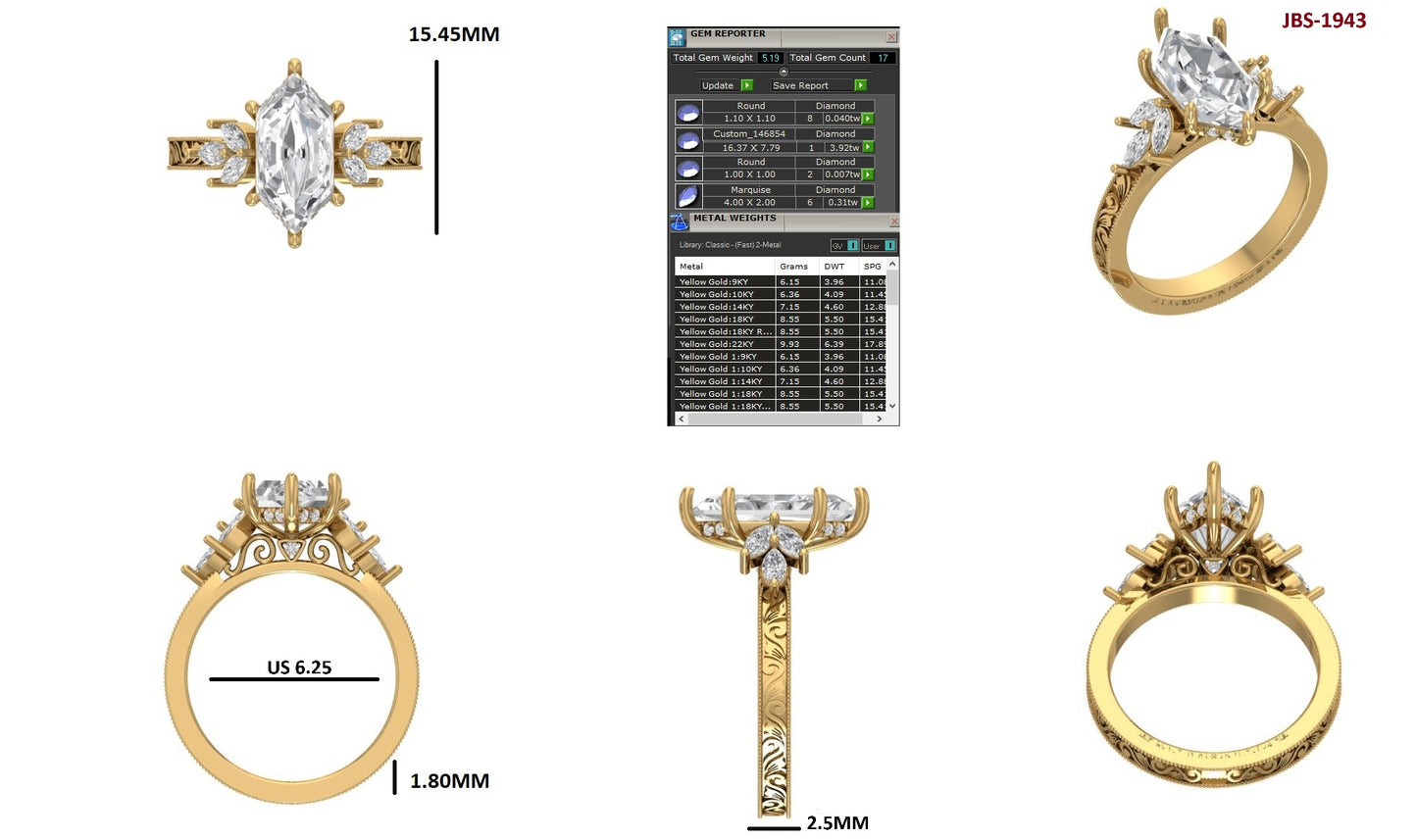 Custom Ring Order - Bryan