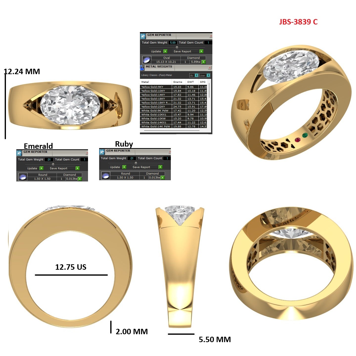 Custom Ring Order -John D
