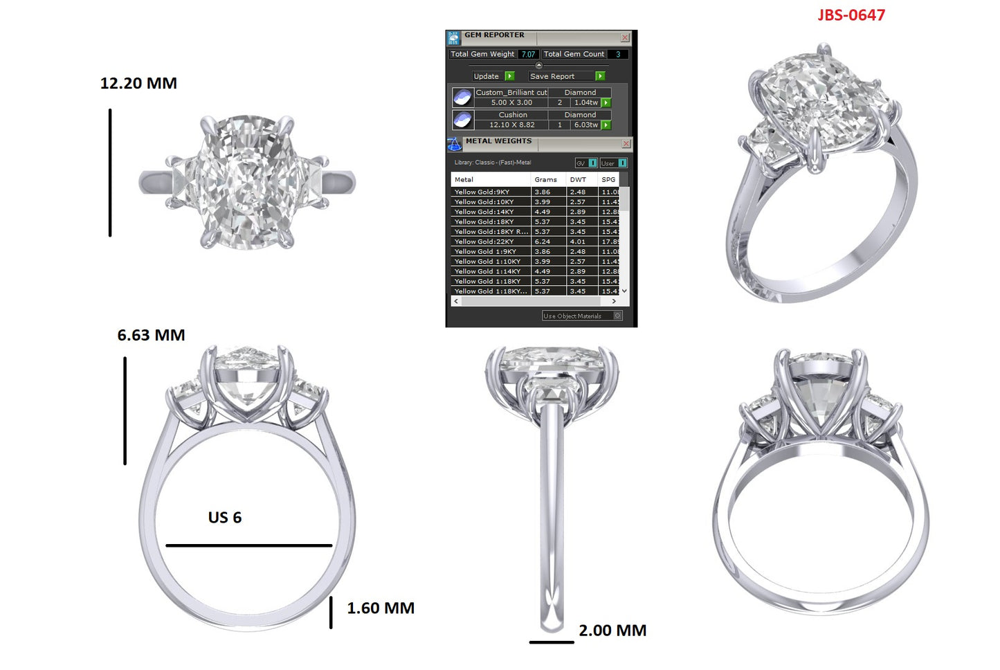 Custom Ring Order - Dawson