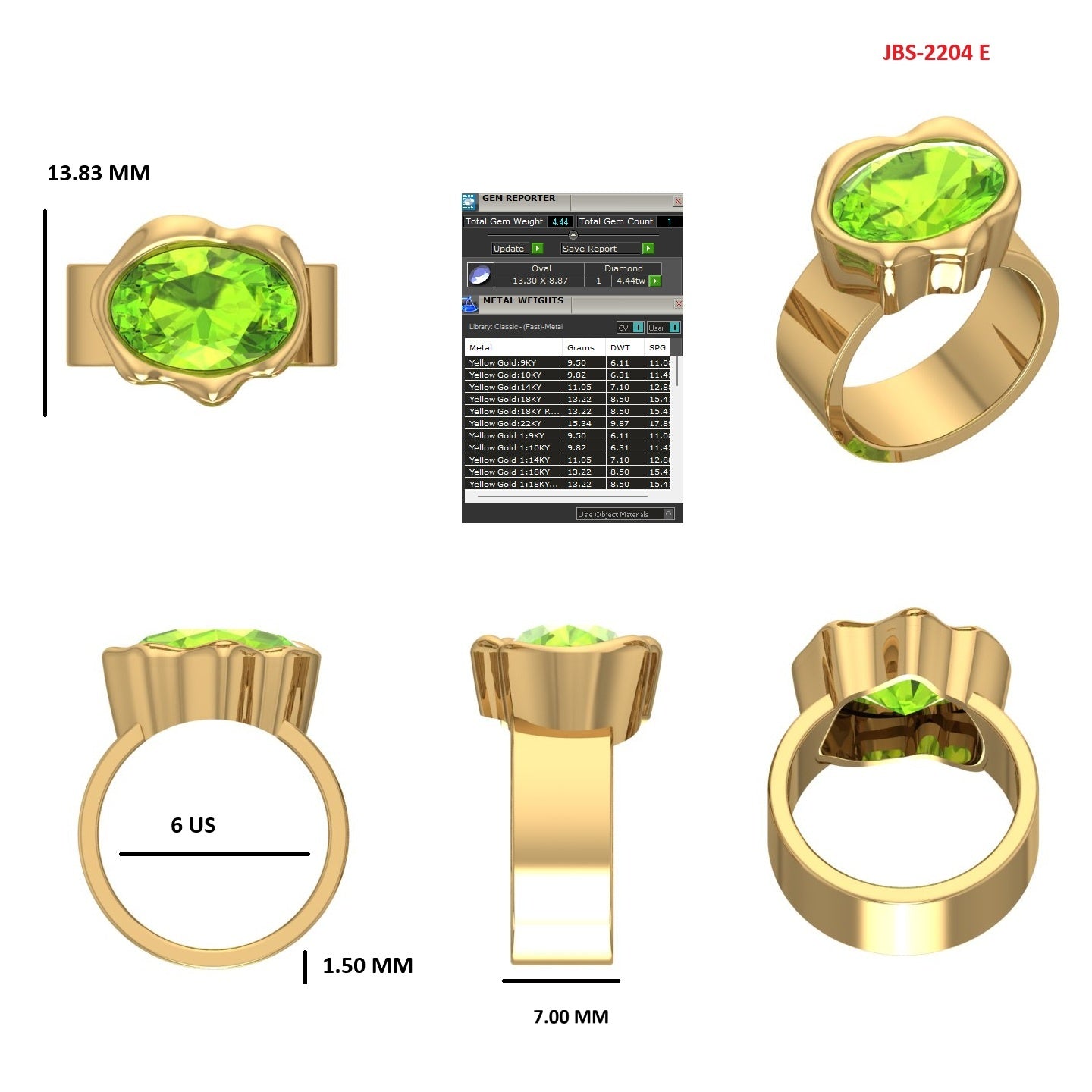 Custom Ring Order - Lorena