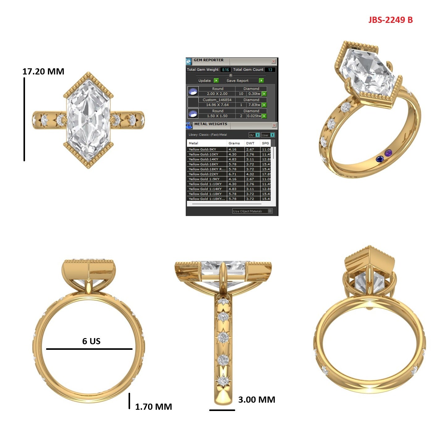 Custom Ring Order - Nick/Kayla