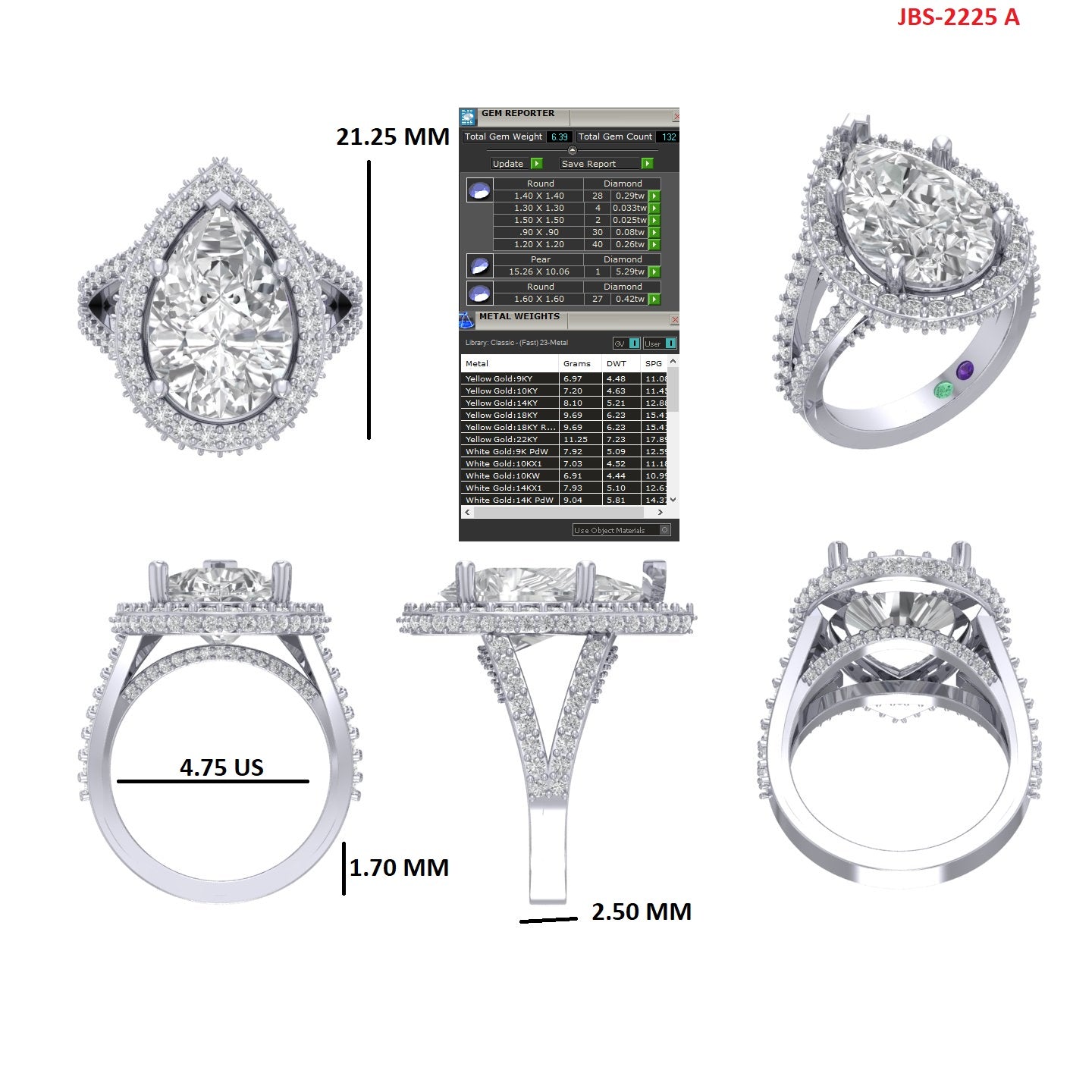 Custom Ring Order - Kelli Y