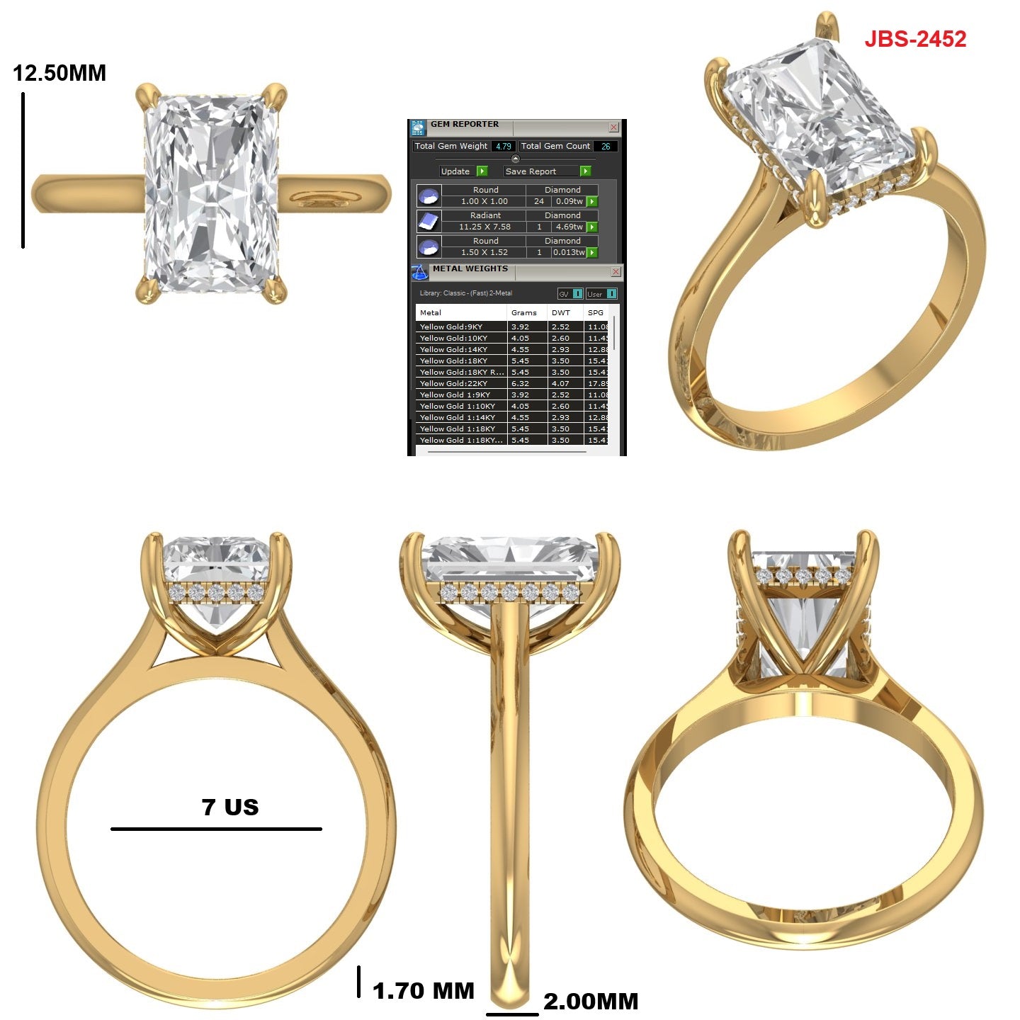 Custom Ring Order - Danielle