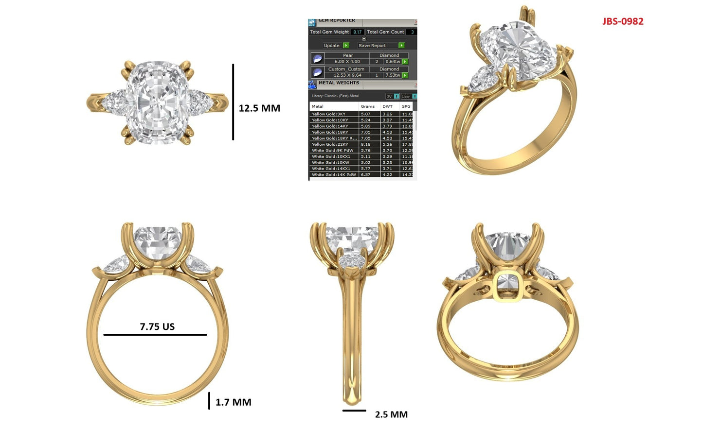 Custom Ring Order - Collin