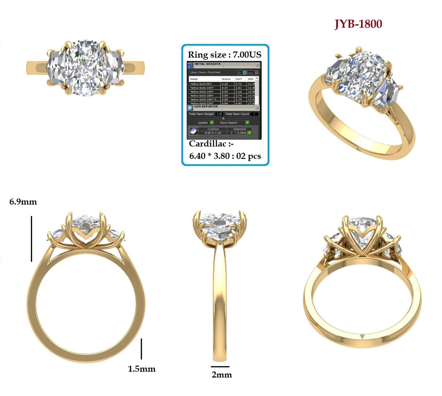 Custom Ring Order BrianYellow