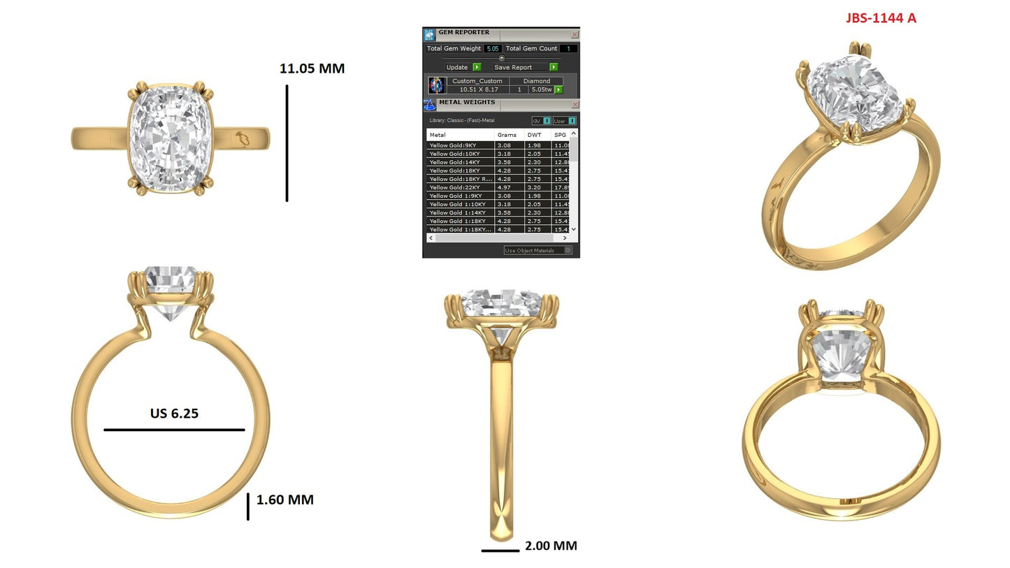 Custom Ring Order Lauren reset