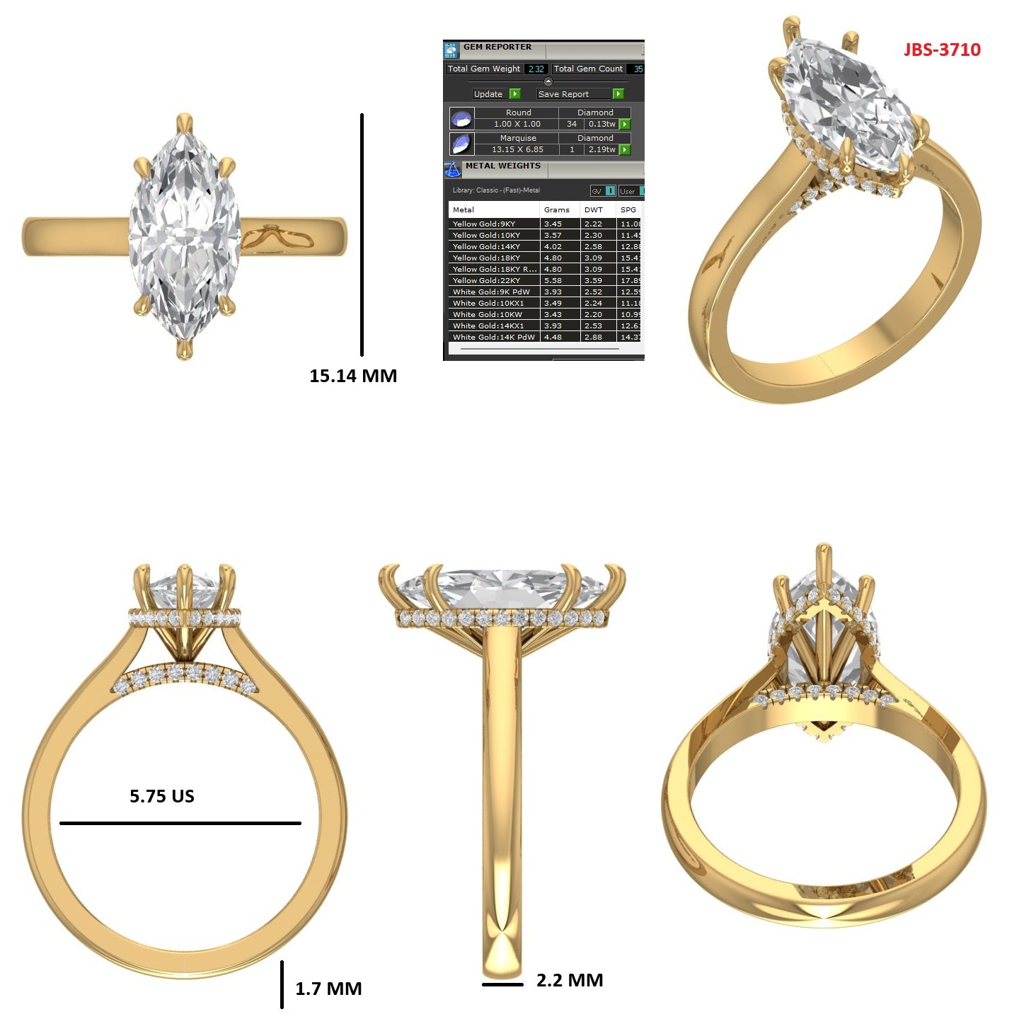 Custom Ring Order - Kyle/Makenzie