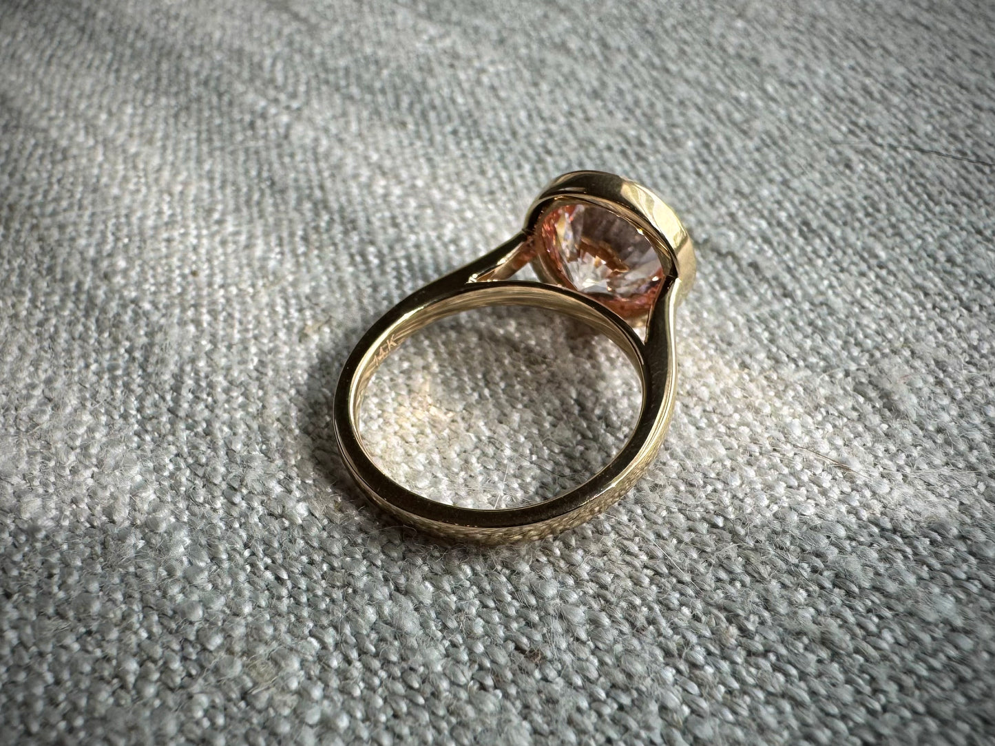 The Chloe - 3ct Lab Grown Diamond Bezel-Set Solitaire Ring