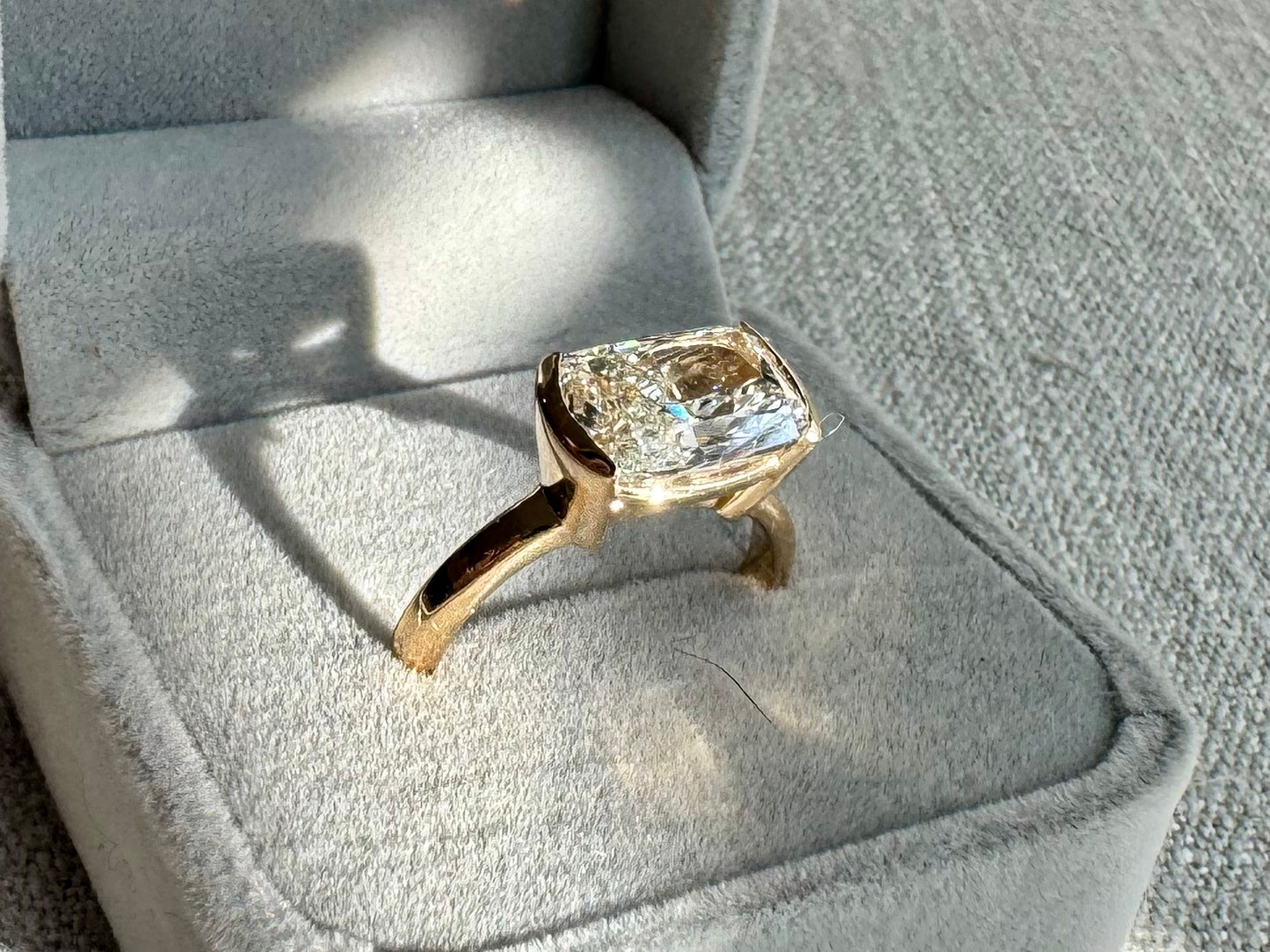 The Tara - Cushion Cut Lab Grown Diamond Engagement Ring