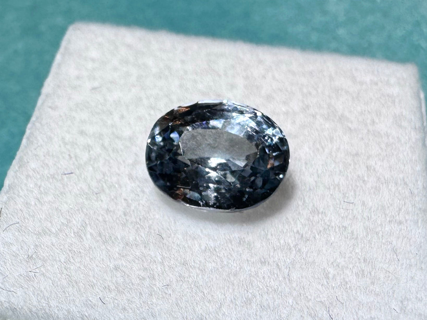2.17ct Oval Blue Natural Sapphire