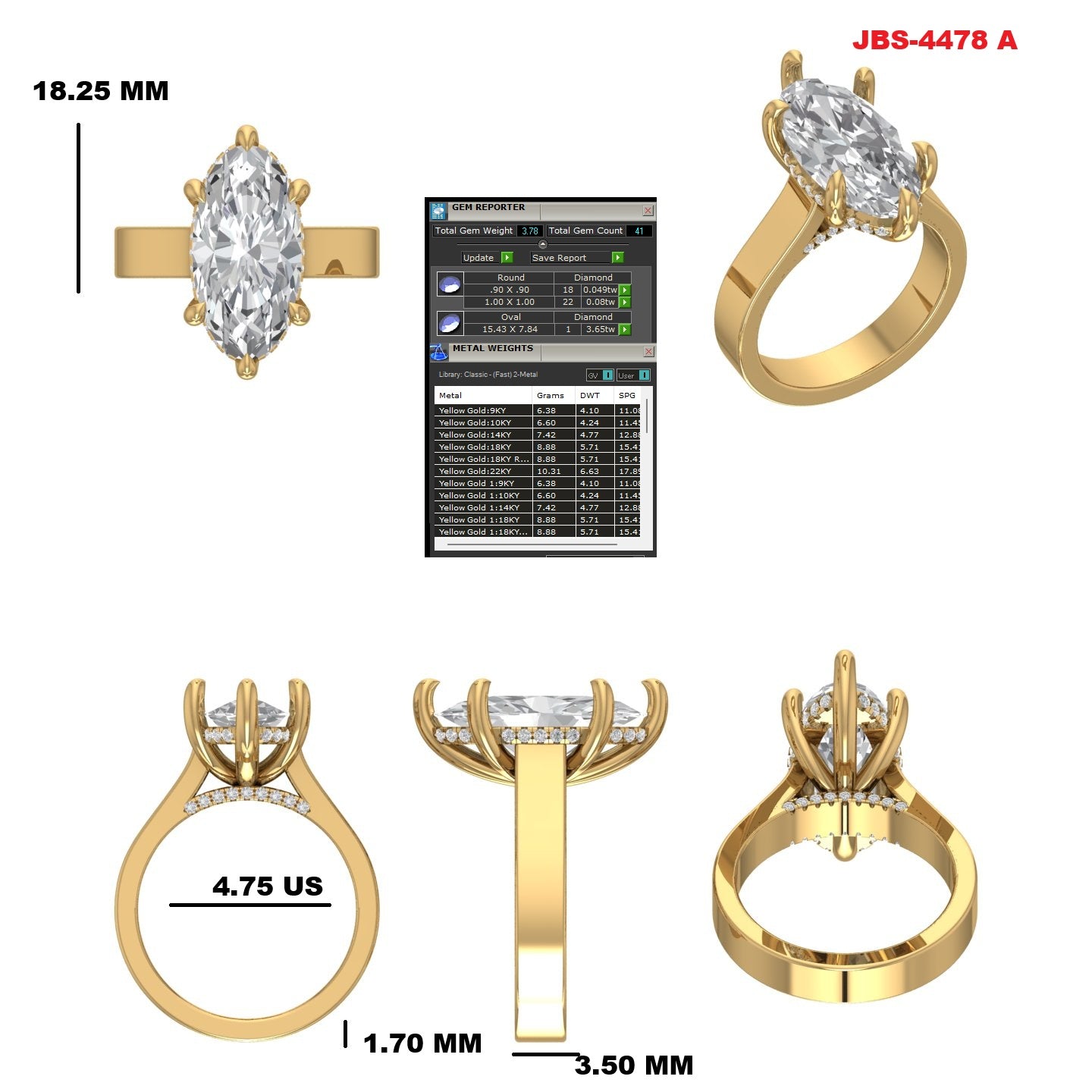 Custom Ring Order - Braden/Taylor
