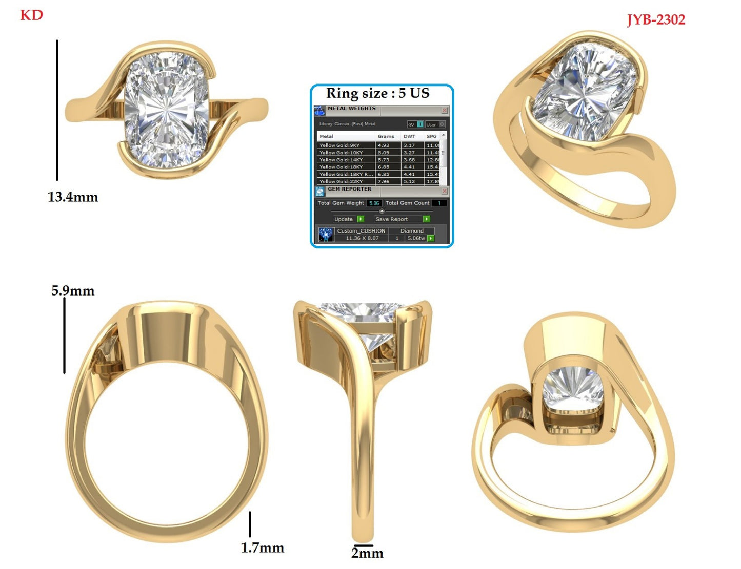 Custom Ring Order - Trey