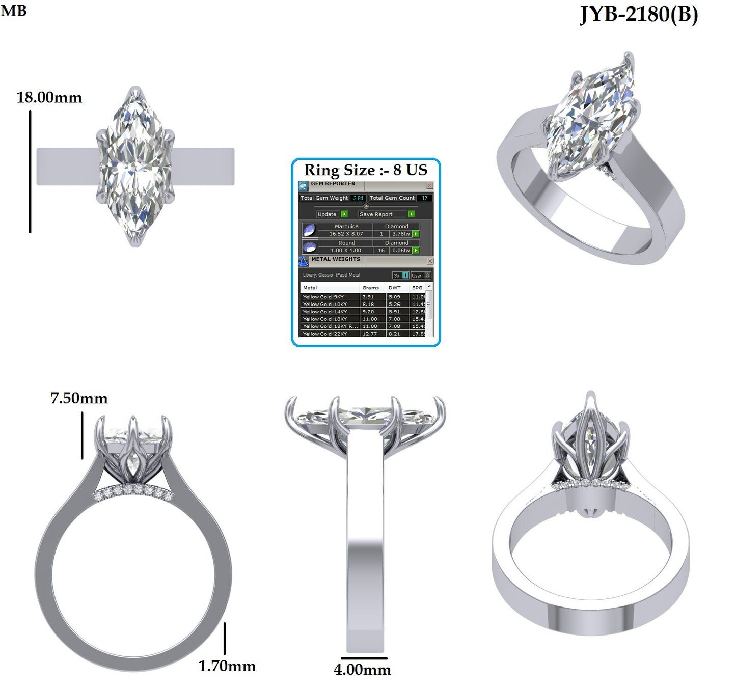 Custom Ring Order - Kennard
