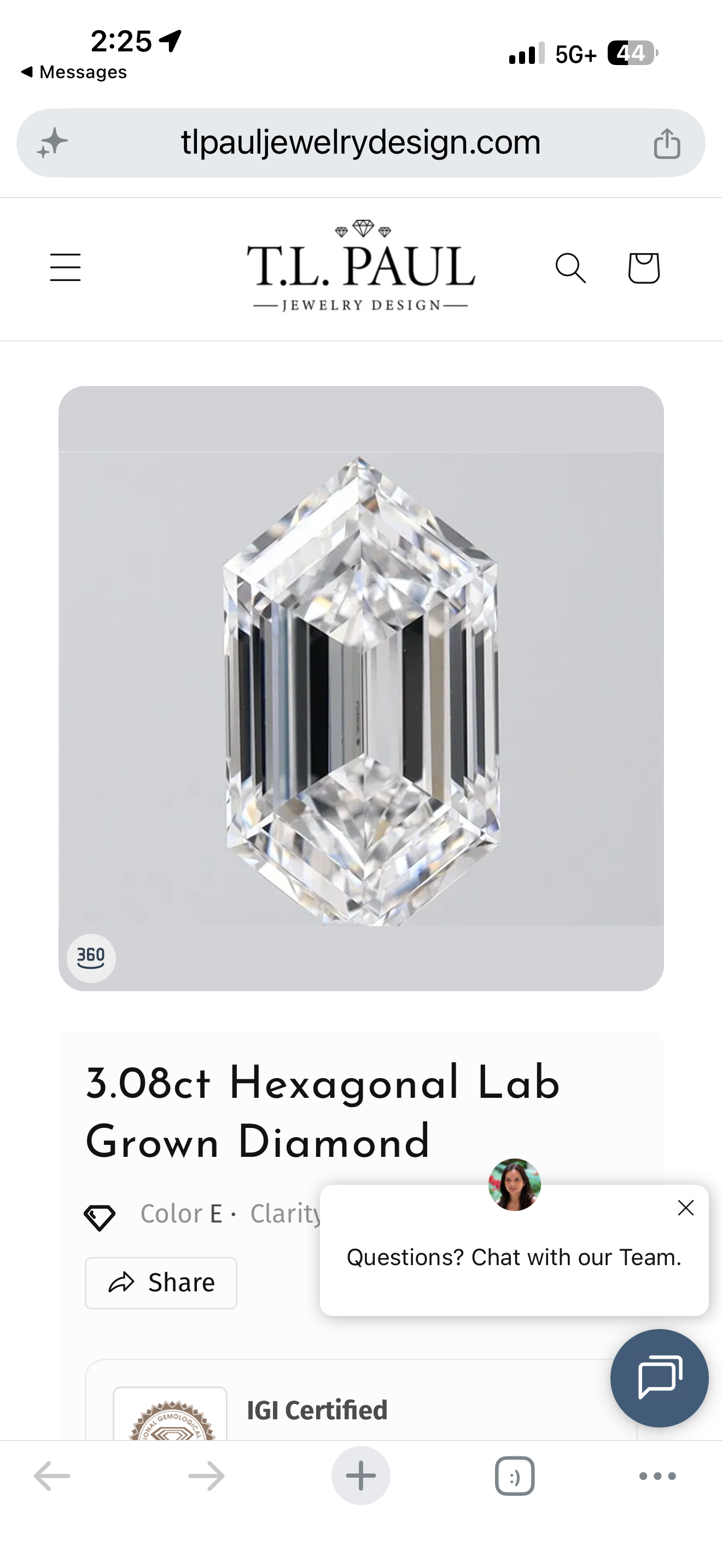 Loose diamond Gunner Payment #2