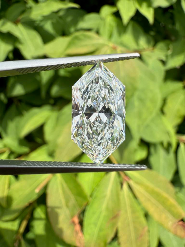 Dutch Marquise Cut 5.18ct VS1 Color F Lab Grown Diamond