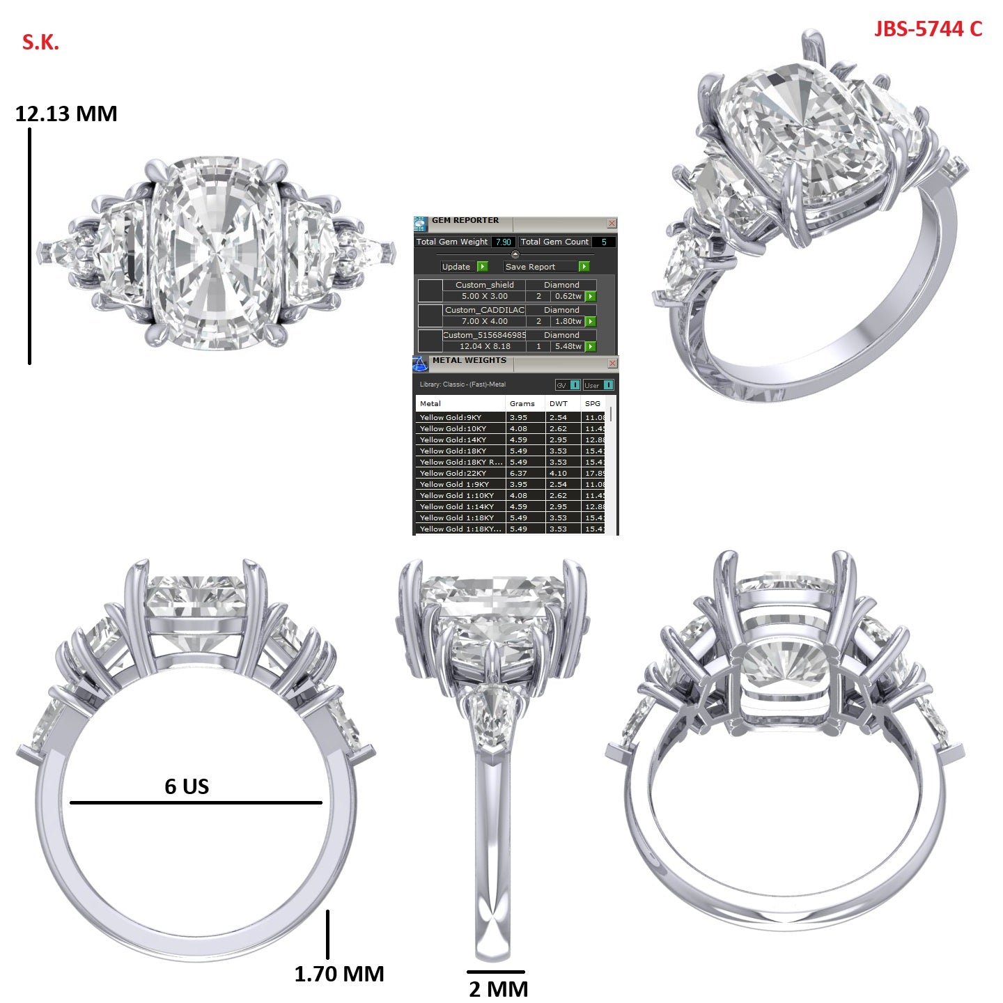 Custom Ring Order Annesly