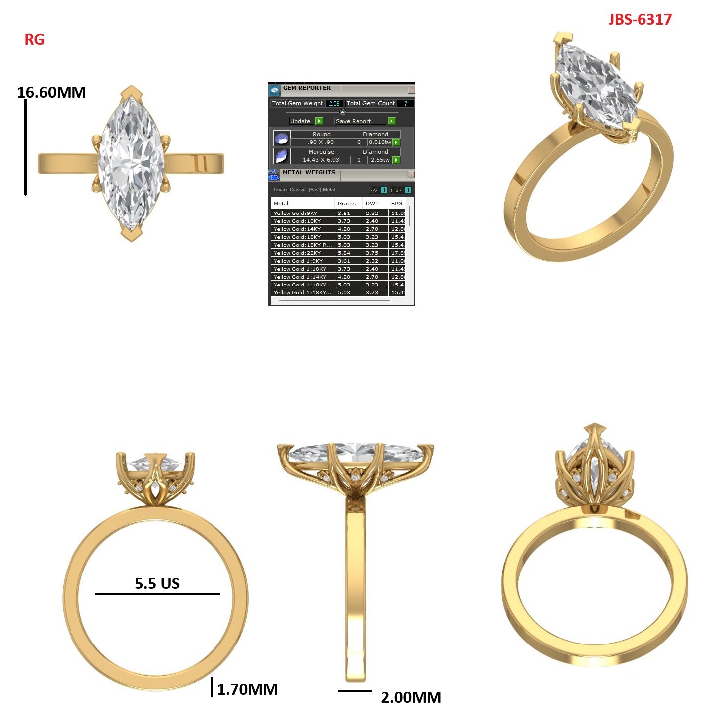 Custom Ring Order Nichole Marquise