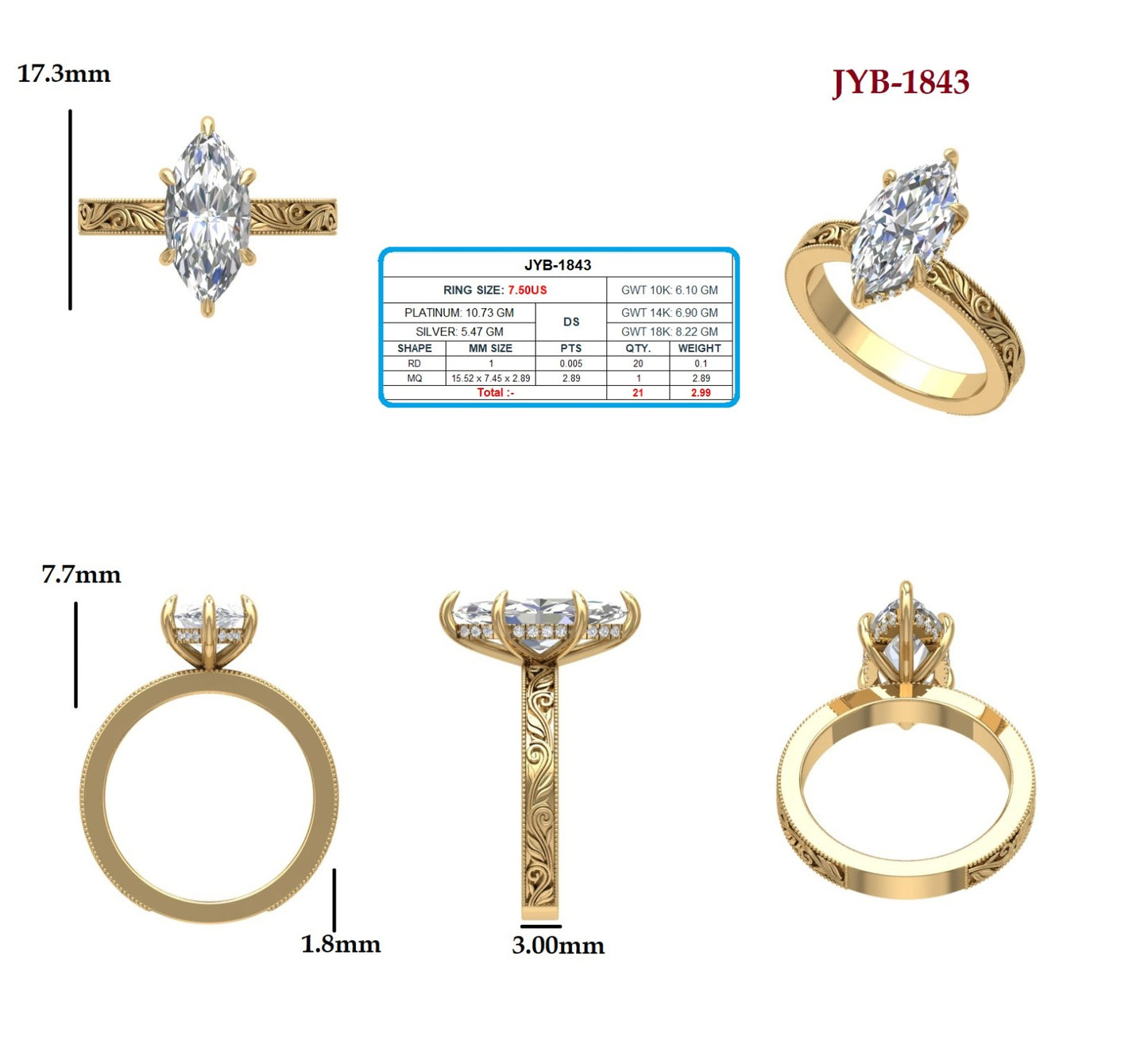 Custom Ring Order Nicole and James