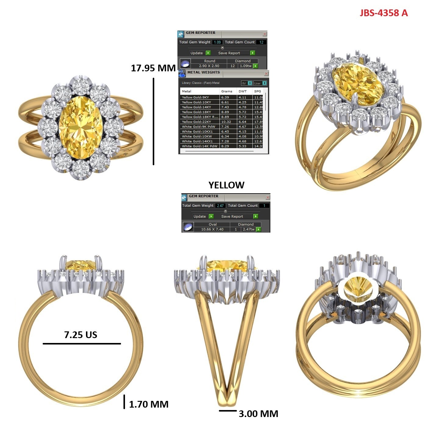 Custom Ring Order -Aida Setting