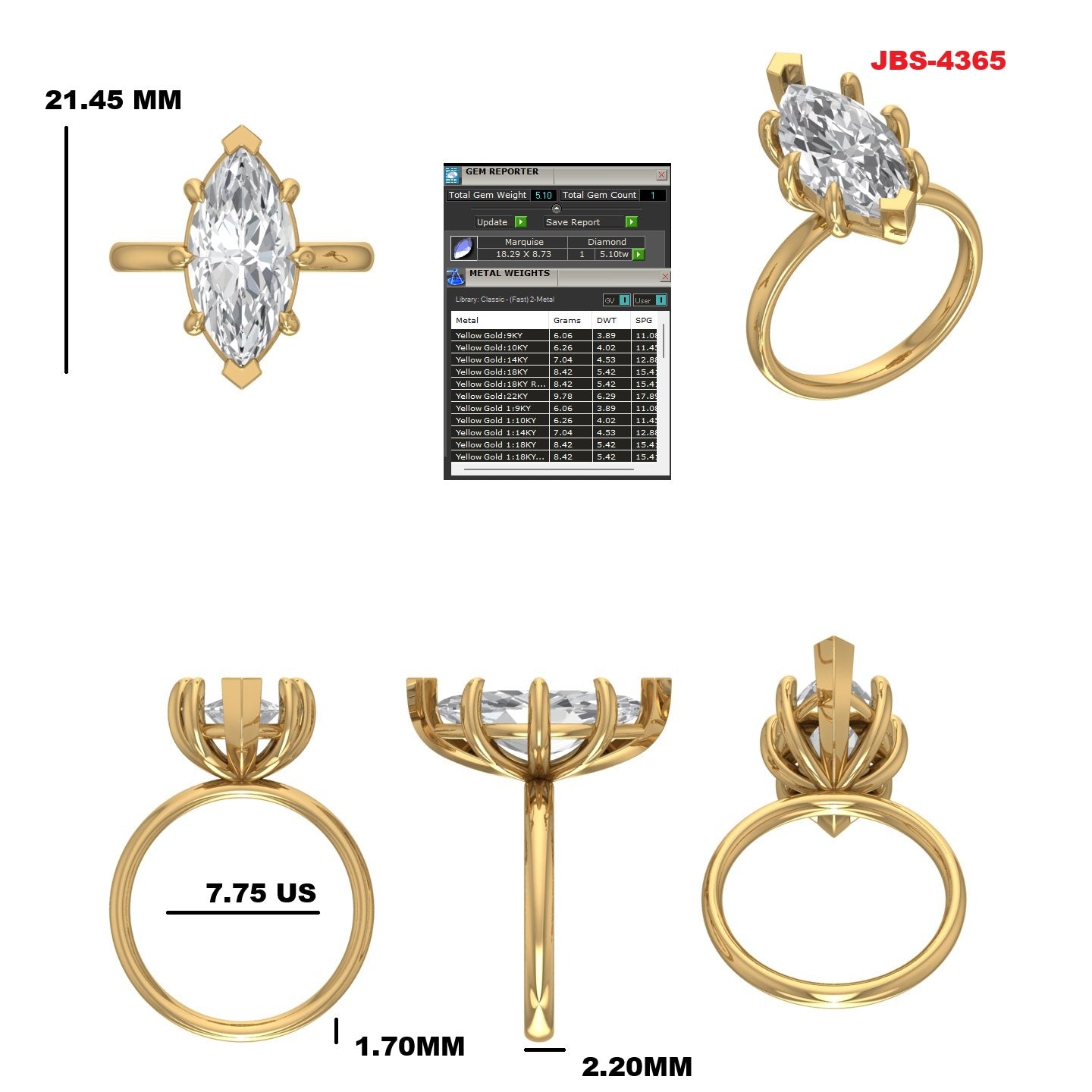 Custom Ring Order -Samantha Marquise