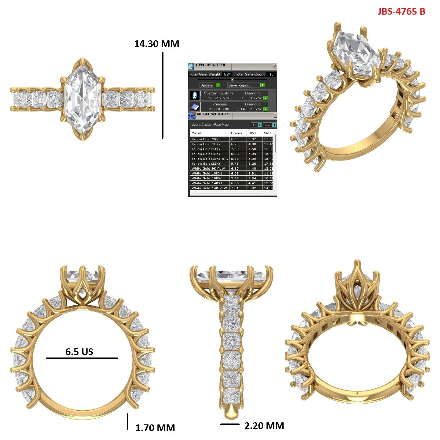 Custom Ring Order -Jordan G