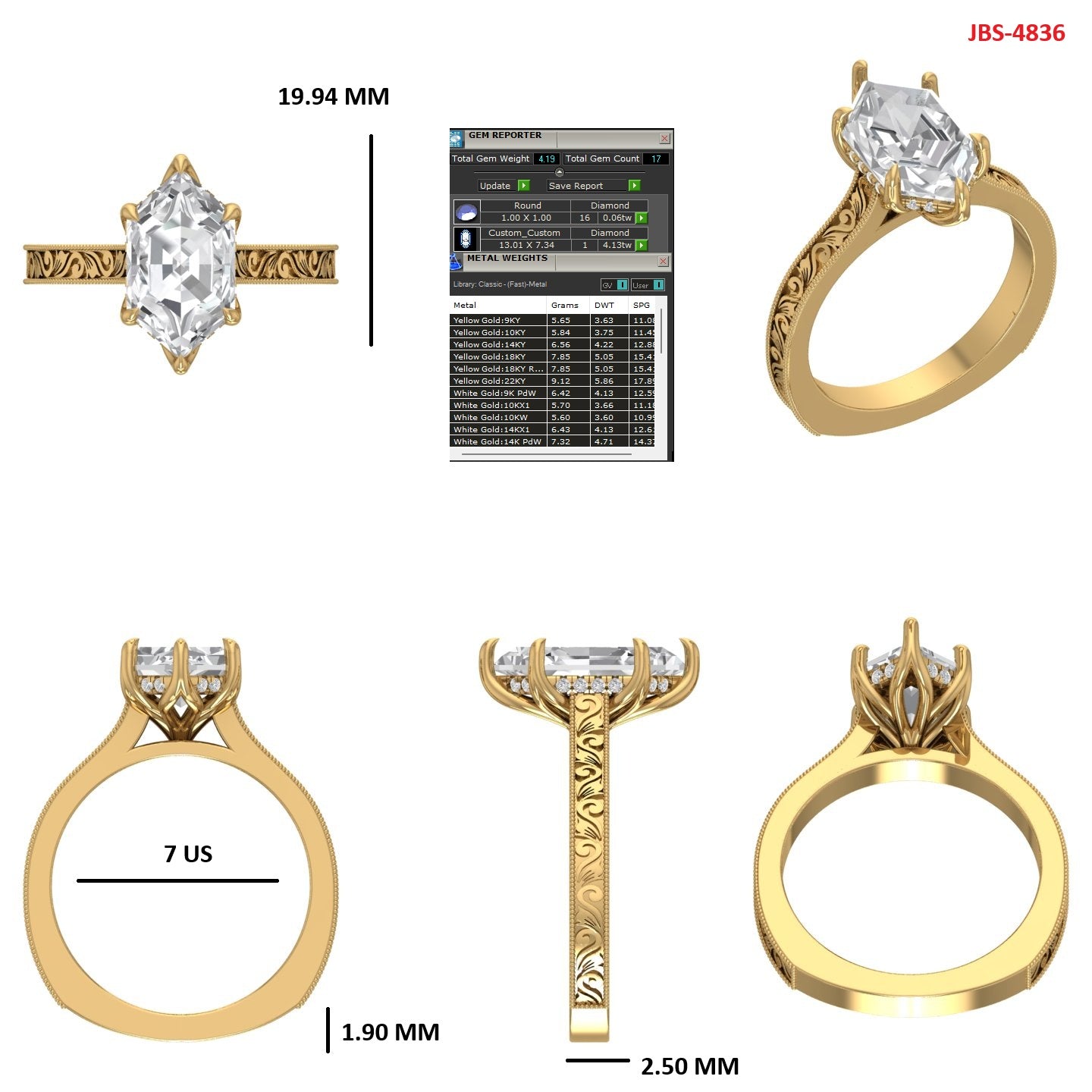 Custom Ring Order -Austin Dutch Marquise
