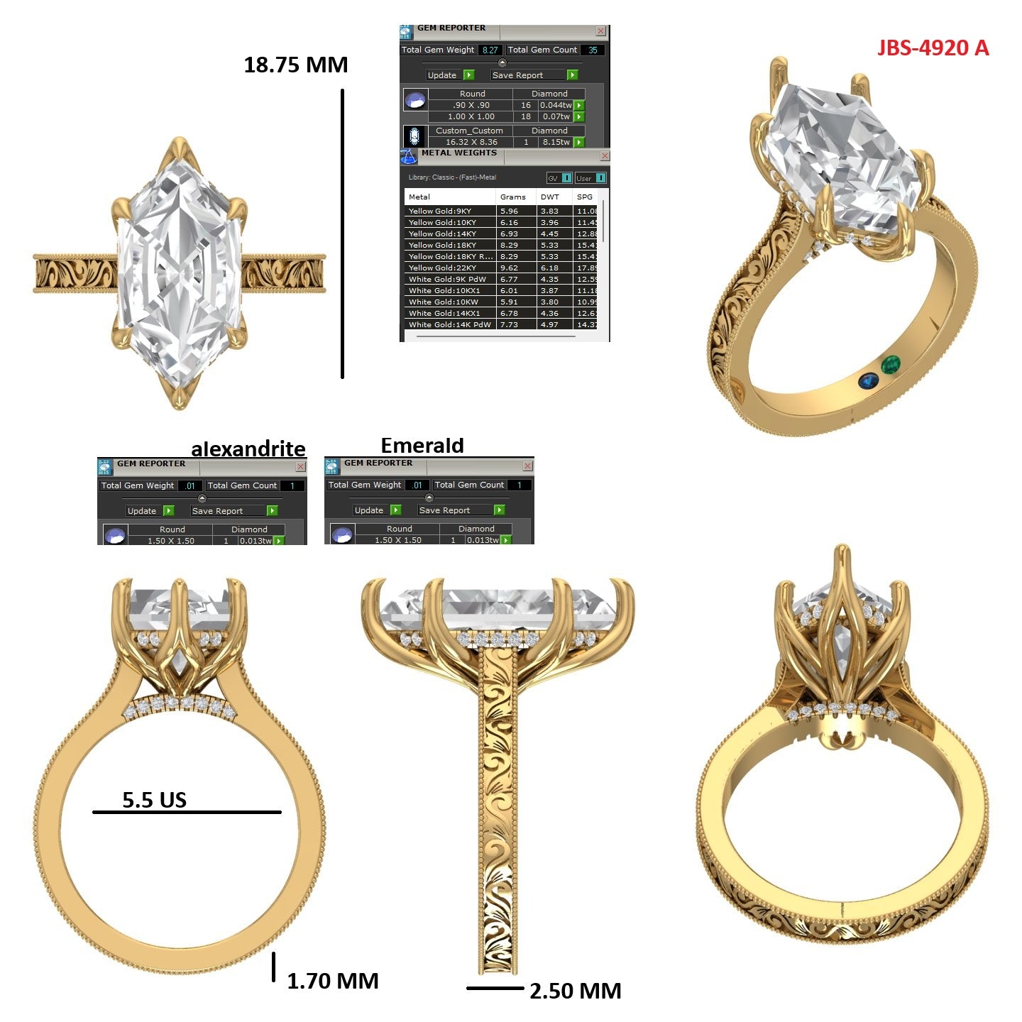 Custom Ring Order -Connor K