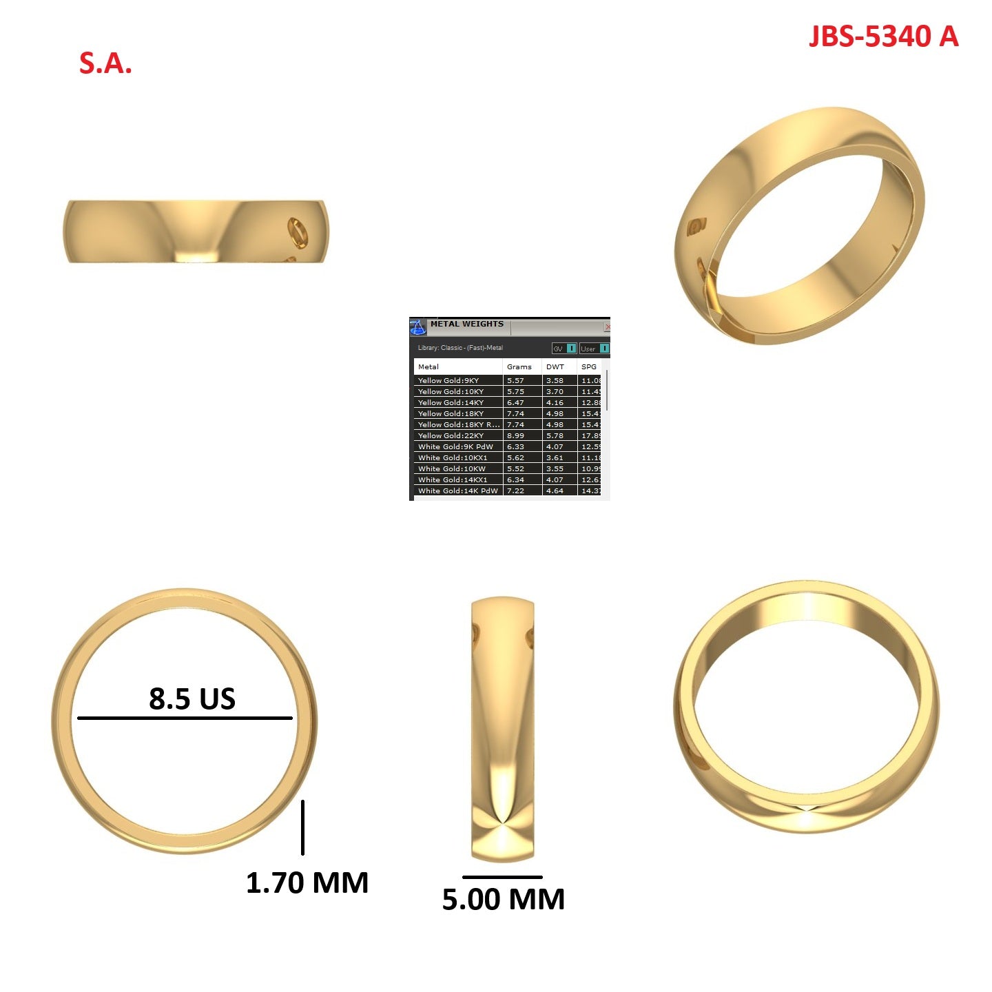 Custom Ring Order Aldo Band