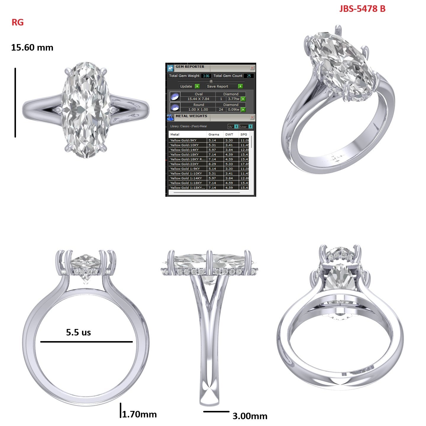 Custom Ring Order Hailey F