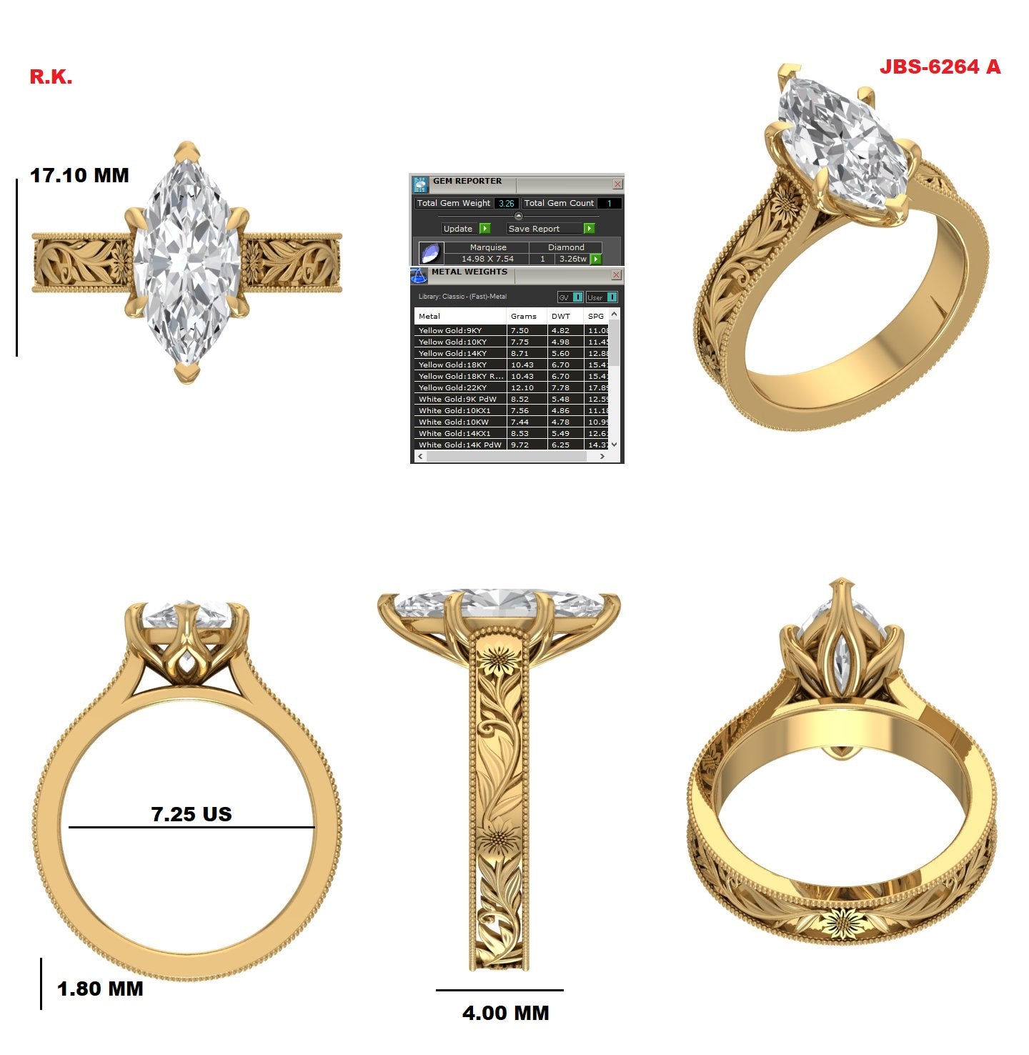 Custom Ring Order Torin