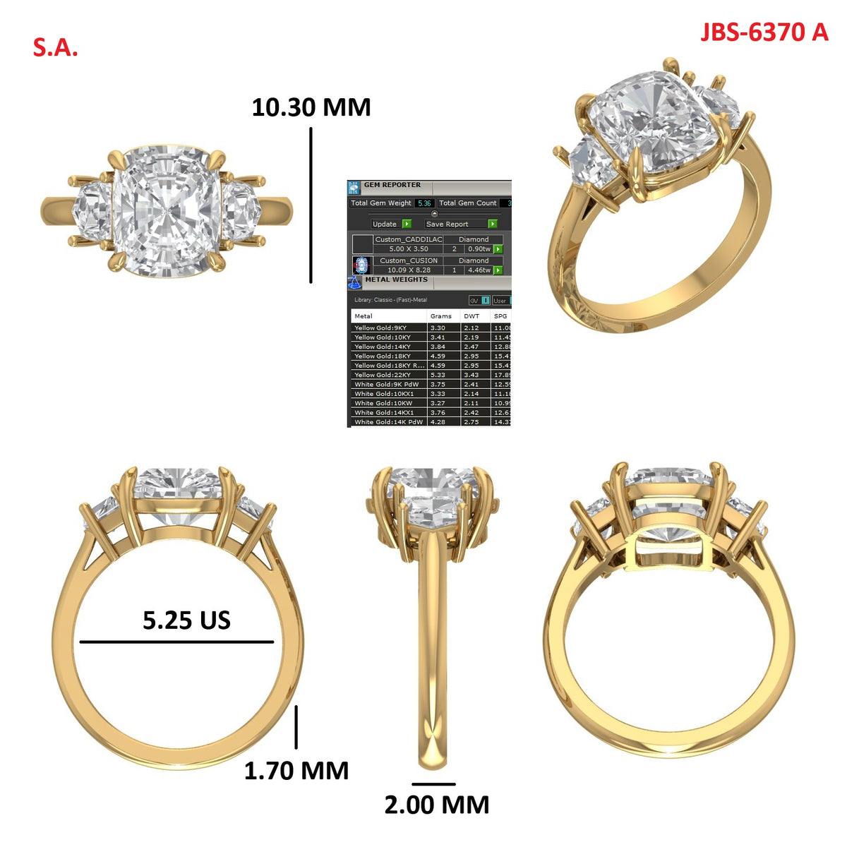 Custom Ring Order Alessandra Payment #2