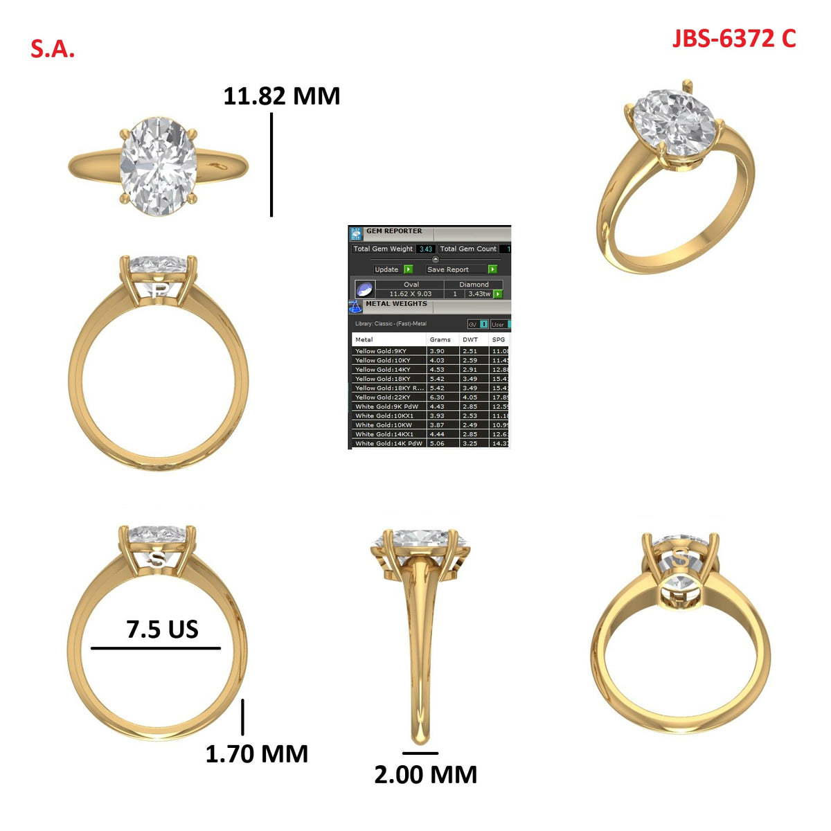Custom Ring Order Ari/Shrina