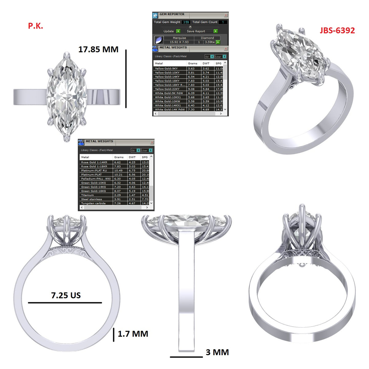 Custom Ring Order Makinzie