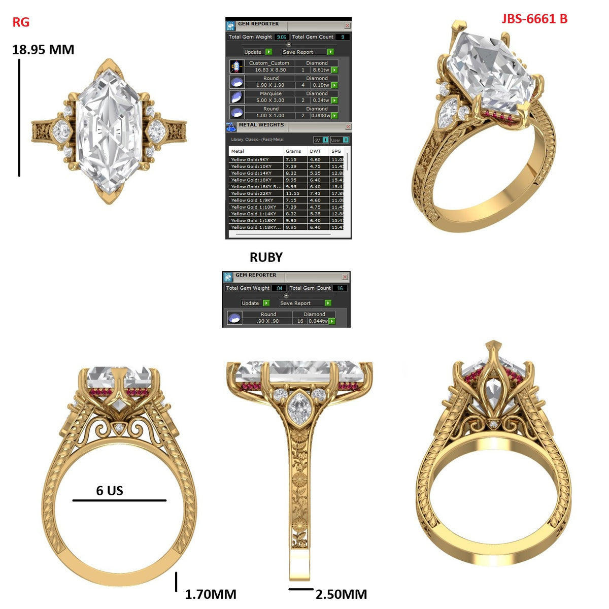 Custom Ring Order -Dylan/Briana