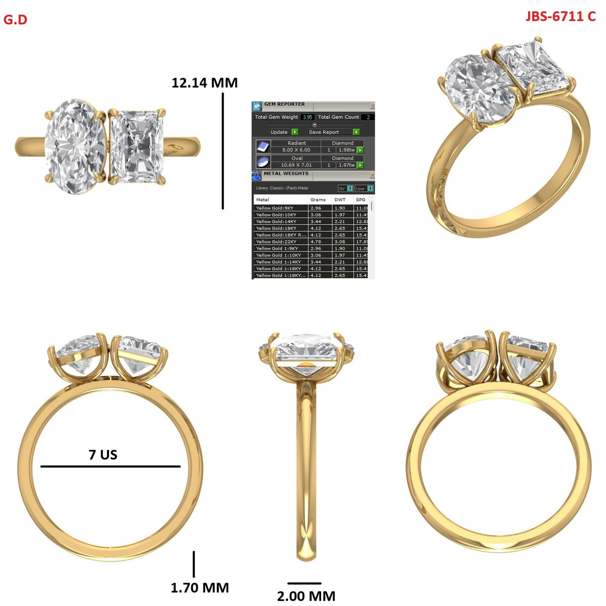Custom Ring Order -Asa Toi et moi