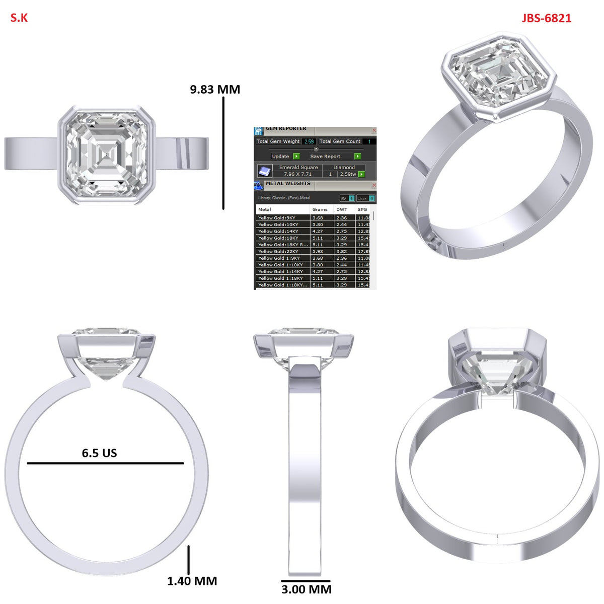 Custom Ring Order Annesly Asscher