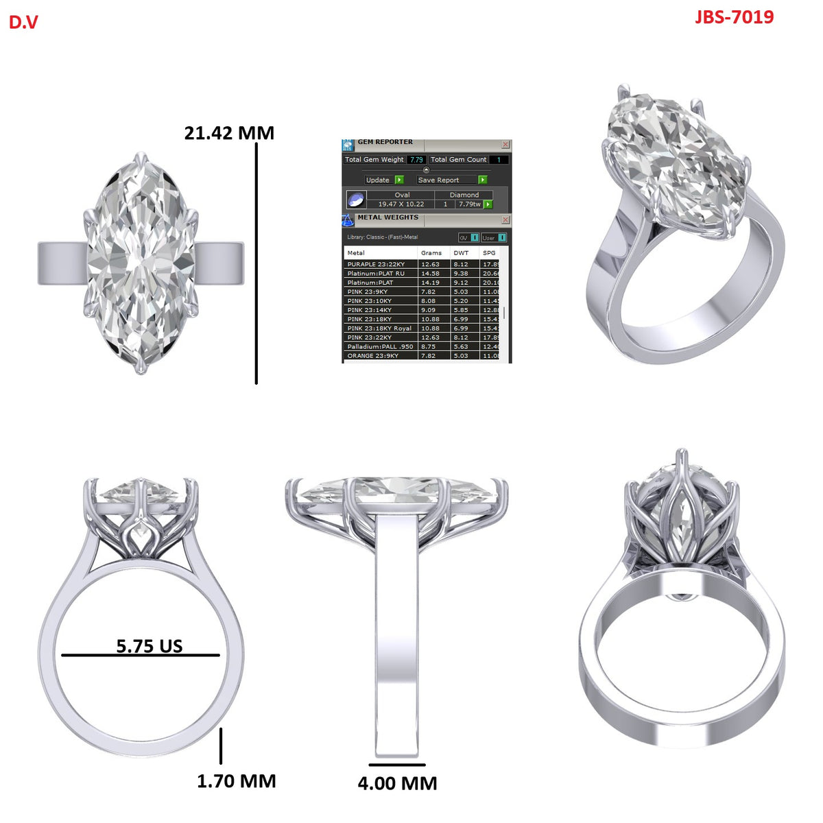 Custom Ring Order Alicia Moval