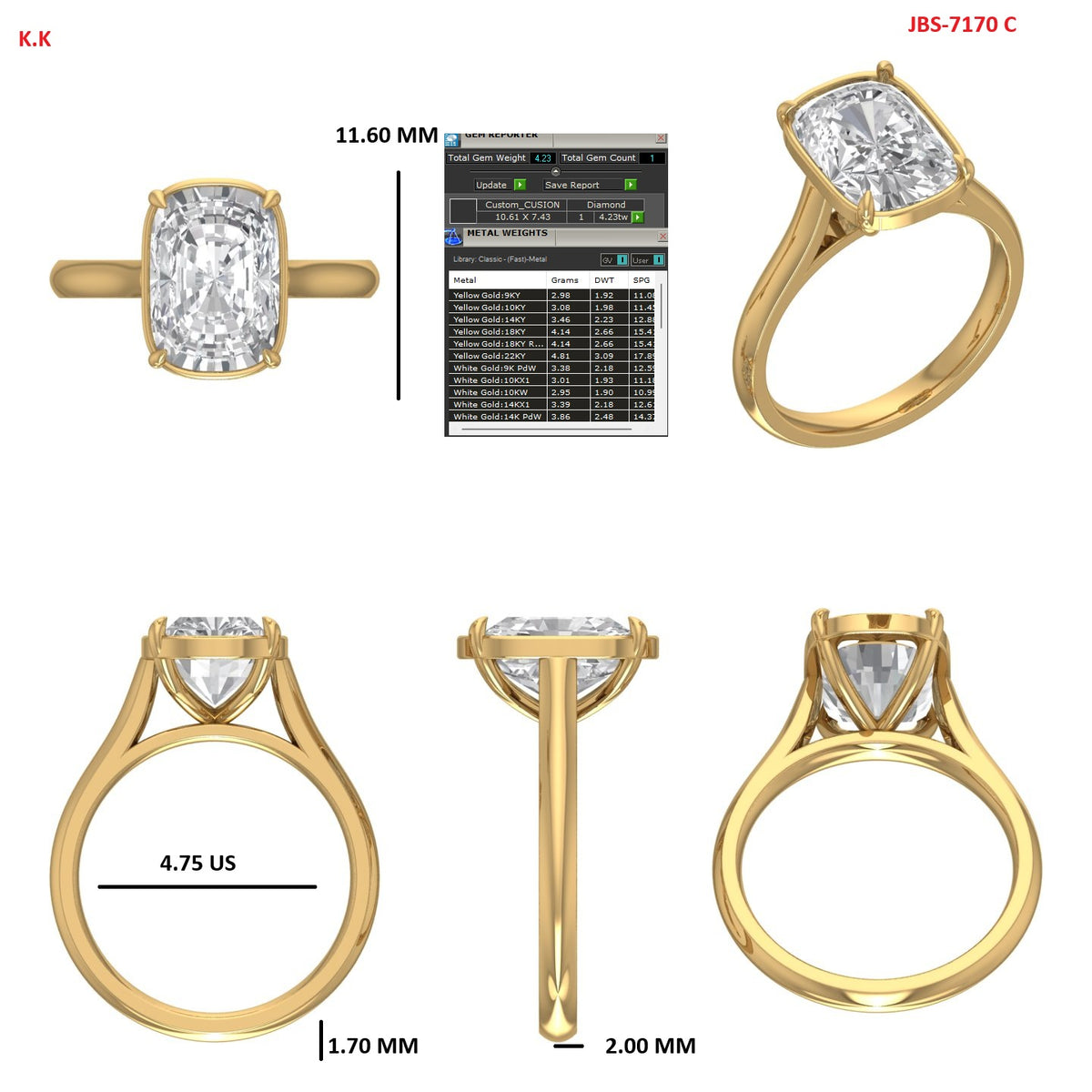 Custom Ring Order Jonathon Barrueta